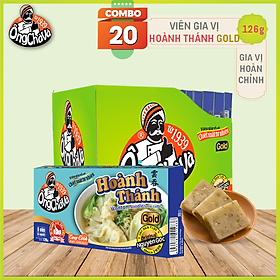 Combo 20 Hộp Viên Gia Vị HOÀNH THÁNH Gold Ông Chà Và 126g