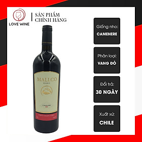 Rượu Vang Đỏ Chi Lê Mallco Carmenere