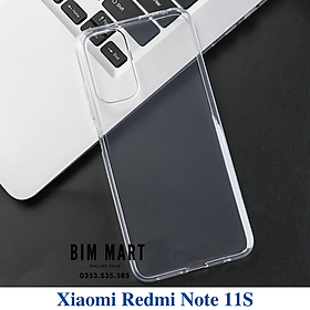 Ốp lưng dành cho Xiaomi Redmi Note 11S silicon dẻo trong suốt cao cấp A+