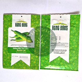 Hạt Giống Bầu Sao Lai F1 Trái Dài, Siêu Đậu Trái, Dễ Trồng - Hạt giống Rạng Đông
