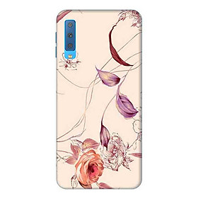 Ốp Lưng Dành Cho Điện Thoại Samsung Galaxy A7 2018 - Flower - Mẫu 7