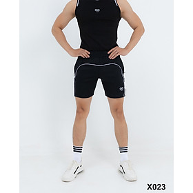 Quần Short Thun Nam Thể Thao Bo Viền - Chạy Bộ Tập GYm Sportswear - X023