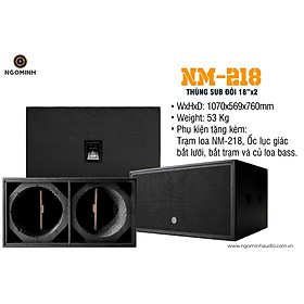 Mua THÙNG SUB ĐÔI 5 TẤC NM-218- Hàng Chính Hãng