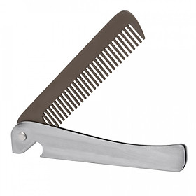 Lược Gấp Chải Tóc / Râu Chuyên Nghiệp Thép Không Gỉ