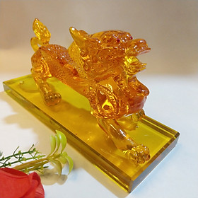 Mua Tượng Kỳ Lân Phong Thủy trang trí xe hơi bàn làm việc - T0213