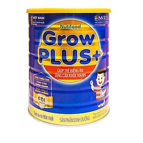 BỘ 5 LON SỮA BỘT GROWPLUS+ DINH DƯỠNG HIỆU QUẢ GIÚP TRẺ TĂNG CÂN KHỎE MẠNH - LON 1.5KG