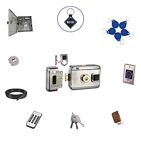 Mua Bộ khóa cổng điện tử thẻ từ / remote/ chìa khóa cơ/  exit hồng ngoại thông minh SG-204UP
