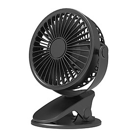 Mua Quạt mini  quạt kẹp bàn sạc tích điện 3 tốc độ gió sạc pin usb tiện dụng xoay 720 độ  hoạt động êm ái  bảo hành 12 tháng