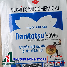 Thuốc trừ  sâu rầy và côn trùng chích hút  Dantotsu 50WG - gói 5g, gói 60g