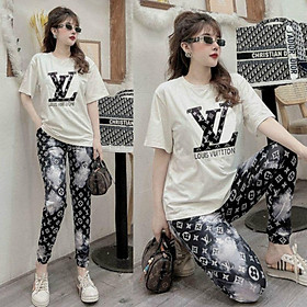 SÉT BỘ THỜI TRANG FOM RỘNG PHỐI HỌA TIẾT THÊU