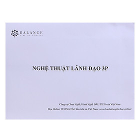 Khóa Học Online Nghệ Thuật Lãnh Đạo 3P
