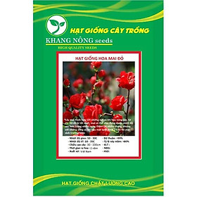 Hạt giống hoa mai Trung Quốc Hoa Đỏ KNS3492 - Gói 5 hạt
