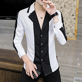 Mua ÁO SƠ MI PHỐI 2 MÀU  Tiki