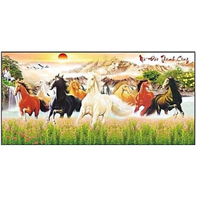 Mua Tranh đính đá Mã Đáo Thành Công LV327 (100x58cm) chưa đính