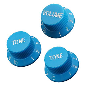 Electric Guitar Knobs 1x Volume 2x Tone for  SQ Guitar Accessory Beige