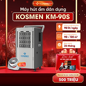 Máy Hút Ẩm Công Nghiệp Kosmen KM-90S Dung Tích Bình Nước 8L - Hàng Chính Hãng Bảo Hành 24 Tháng
