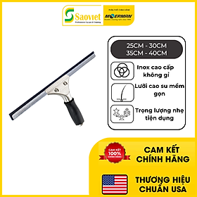 Mua Bộ vệ sinh kính Moerman Dòng Steel bằng thép không gỉ cao cấp và lưỡi dao cao su cao cấp |SAOVIETCO| SKU: 17773/19656/19845/19658/19657 | SAOVIETCO