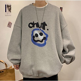 Áo Sweater Dáng Rộng Cổ Tròn In Họa Tiết Thần Tượng Hoạt Hình Thời Trang Mùa Thu Cho Nam Và Nữ