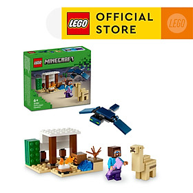 LEGO MINECRAFT 21251 Đồ chơi lắp ráp Chuyến thám hiểm đền thờ sa mạc của Steve (75 chi tiết)