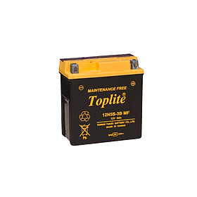 Ắc quy Toplite xe máy 12N5S-3B (12V-5Ah)