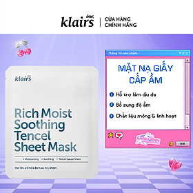 Mặt nạ giấy Dear Klairs Rich Moist Soothing Tencel Sheet Mask 25 ml