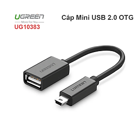 Cáp Mini USB 2.0 OTG 20Cm cắm cổng USB của xe hơi Ugreen 10383 - hàng chính hãng