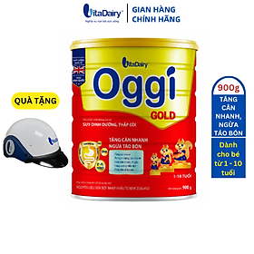 Sữa bột OGGI Suy Dinh Dưỡng Gold 900g giúp bé tăng cân nhanh, ngừa táo bón - VitaDairy