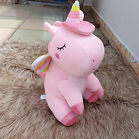 Kỳ lân unicorn nhồi bông size 40cm màu hồng