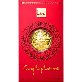 Bao Lì Xì Vàng 24K Kim Hợi Ancarat