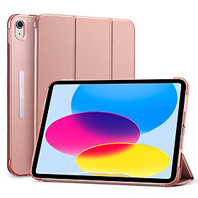 Bao da dành cho iPad Gen 10 10.9 inch 2022 ESR Ascend Trifold Case - Hàng Chính Hãng - Hồng