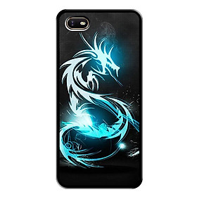 Ốp lưng cứng cho điện thoại Oppo A1K - Viền dẻo - 0245 DRAGON01 - In hình Rồng - Hàng Chính Hãng