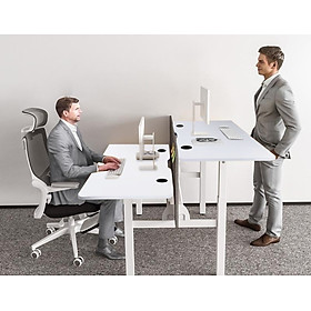 Bàn nâng hạ chiều cao công thái học iCockpit EL05 1460. Phiên bản nâng cấp 2024 tặng kèm thảm lót chuột, móc treo tai nghe và giá để ly nước