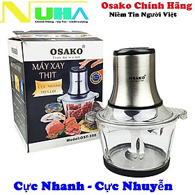 Máy xay thịt Osako OST-350, dung tích cối 2Lit, công suất 350W-Hàng chính hãng