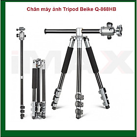 Mua CHÂN MÁY ẢNH BEIKE SYSTEM GO Q868HB- CÓ THANH NGANG- HÀNG NHẬP KHẨU
