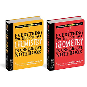 [Download Sách] Sách Everything you need to ace geomistry and chemistry Sổ tay hình học, hóa học ( Bộ 2 cuốn, lớp 8 - lớp 12 ) )