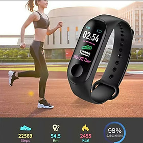 Mua ĐỒNG HỒ ĐEO TAY VẬN ĐỘNG ĐO NHỊP TIM BƯỚC CHÂN THỂ THAO THÔNG MINH