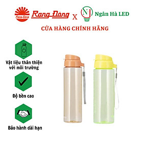 Bình nước nhựa Rạng Đông RD-07P2 cầm tay - Dung tích 700ml- Màu sắc đơn giản- Không mùi nhựa, an toàn toàn cho sức khỏe