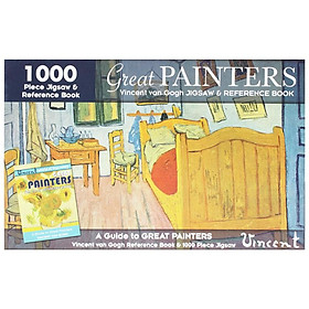 Hình ảnh 1000 Piece Jigsaw & Reference Book: Great Painters Vincent Van Gogh