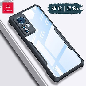 Ốp lưng Xiaomi Mi 12 Mi 12 Pro trong suốt chống sốc XUNDD, chống va đập, bảo vệ camera, siêu bền bỉ - Hàng nhập khẩu