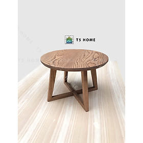 Mua Bàn Trà SOFA Cao Cấp hiện đại Mặt Tròn gỗ Sồi loại có vân gỗ đẹp