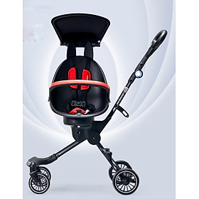 Xe đẩy dạo chơi gấp gọn xoay chiểu 360 độ cao cấp V5