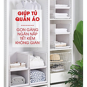 Mua Kệ Ngăn Kéo Phân Chia Tủ Quần Áo  Đồ Dùng Gấp Gọn Nhựa PP Thông Minh