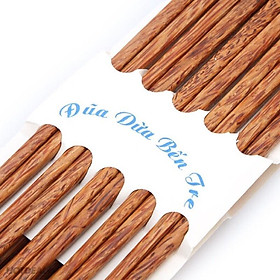 Mua giá sỉ 100 đôi đũa gỗ dừa bến tre cao cấp  đũa dừa đẹp giá xưởng  nhẵn bóng không cong vênh