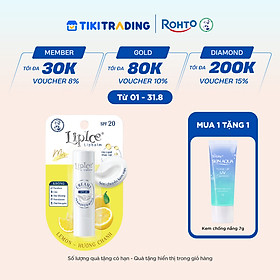 Son dưỡng môi không màu chuyển kem mịn LipIce Creamy Hương Táo (Apple) 4.3g