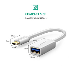 Mua Cáp OTG USB Type-C to USB 3.0 chính hãng Ugreen 30702 hàng chính hãng