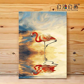 Mua Tranh sơn dầu số hóa tự tô màu cao cấp Smile FMFP size 50x70cm
