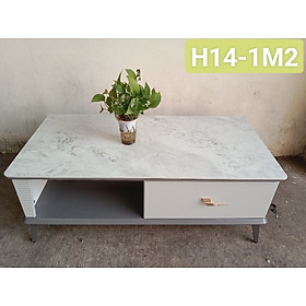 Mua Bàn trà sofa Tundo mặt đá nhập khẩu màu trắng xám