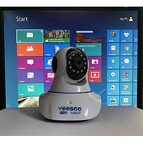 Camera IP Wifi 3 râu dùng app Yoosee 720P có cổng LAN , khe thẻ nhớ trên đầu camera - hàng nhập khẩu