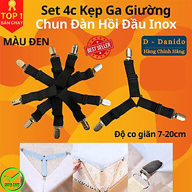 Mua Kẹp ga trải giường chống xê dịch  cố định và giữ phẳng drap ga phủ giường (Giao mầu ngẫu nhiên)