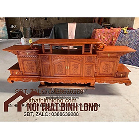 Kệ mõ lồi gỗ hương đá